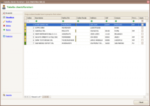 Tabella clienti/fornitori