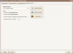 Comunicazione - Stampa e esporta
